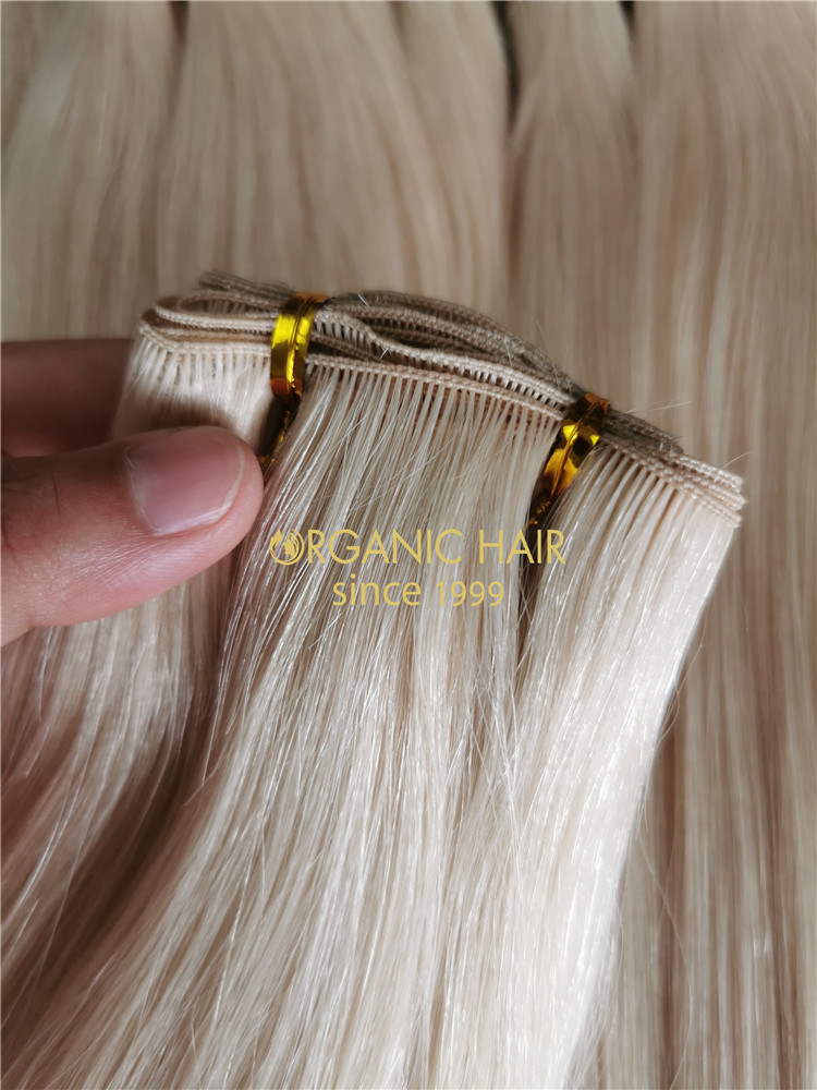 Best sell hand tied weft full cuticle intact  C101